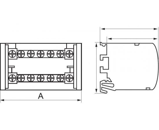 Нулевая шина в корпусе, 2х15 IEK YND10-2-15-125 – изображение 4