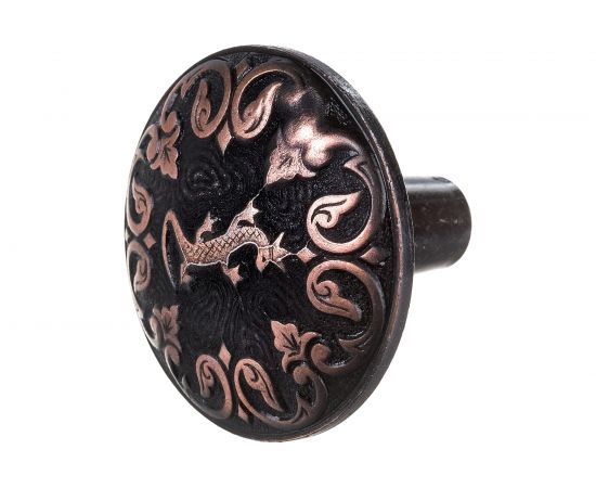 Дверная ручка Литейщик-Плюс РД-101 "Ящерица" старая медь 6500 – изображение 4