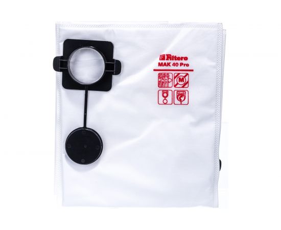 Мешки для пылесоса Makita трехслойные синтетические Filtero MAK 40 Pro 40л 2шт 05611 – изображение 4