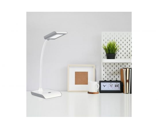 Настольный светильник Gauss модель GTL101 8W 550lm 4000K 220-240V белый с серым LED 1/20 GT1011 – изображение 5