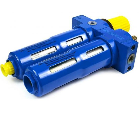 Фильтр-лубрикатор с регулятором давления и манометром (16 бар; 1050 л/мин; 1/4) HUBERTH RP208040 – изображение 5