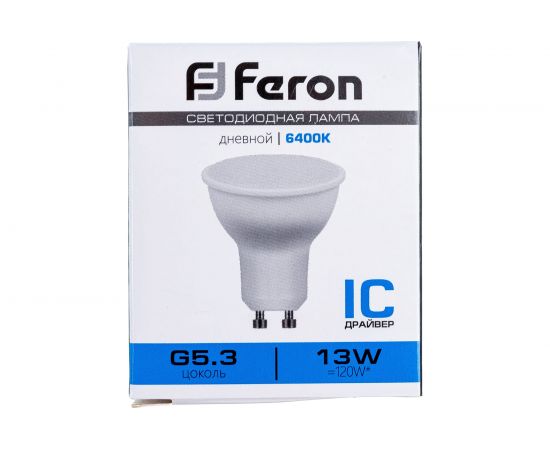 Светодиодная лампа FERON LB-960 MR16 GU10 13W 6400K 38193 – изображение 6