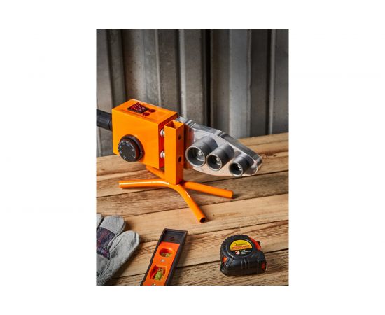 Аппарат для сварки пластиковых труб Kilux 1500Вт, 6 насадок , металлический кейс GP63TB – изображение 7