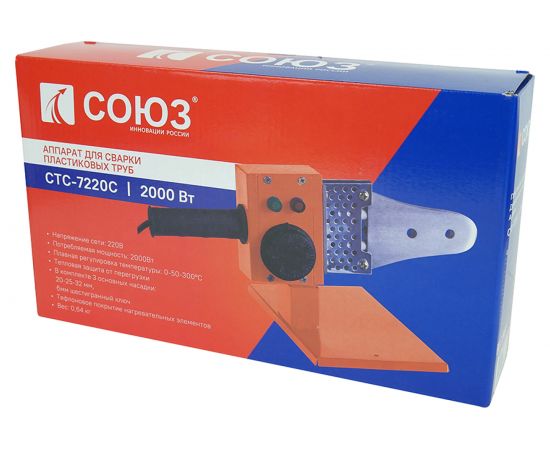 Аппарат для сварки пластиковых труб СОЮЗ СТС-7220С – изображение 9
