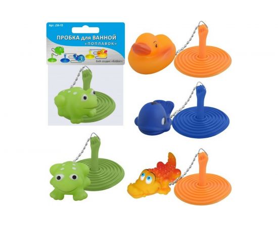 Пробка для ванны МУЛЬТИДОМ Поплавок отверстие 4,4-5,5 см DH34-15 