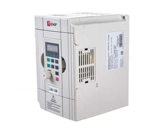 Преобразователь частоты EKF, 2,2/4кВт, 1х230В, VECTOR-100, PROxima SQVT100-2R2-1B 