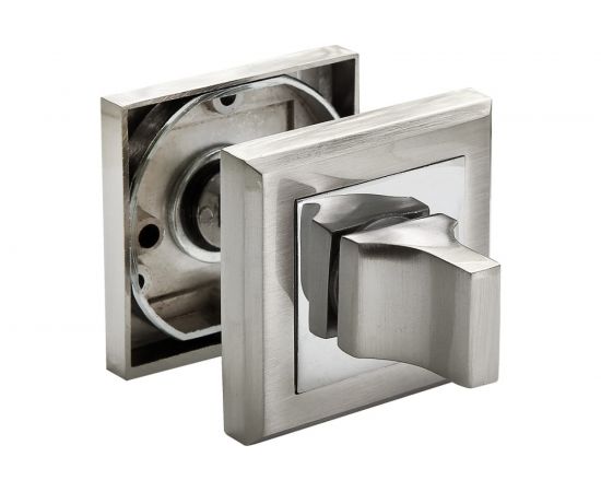 Сантехническая завёртка RUCETTI RAP WC-S SN/CP, цвет-бел. никель/хром 9010416 