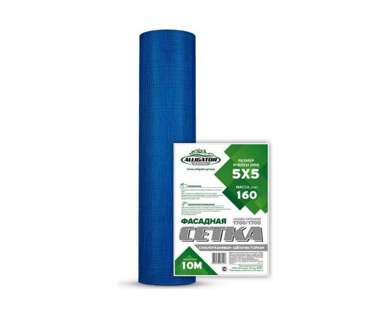 Стеклотканевая фасадная сетка GAVIAL 160 гр, 10 м 00000750 