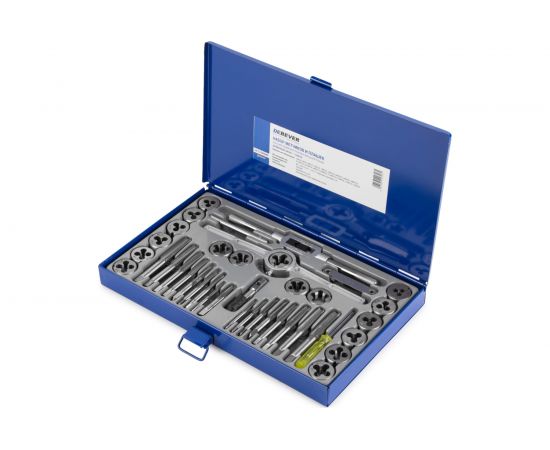 Набор метчиков и плашек DeBever 4NC40 - 1/2NF20, 40 предметов, дюймовая резьба DB-S-TDI5040 