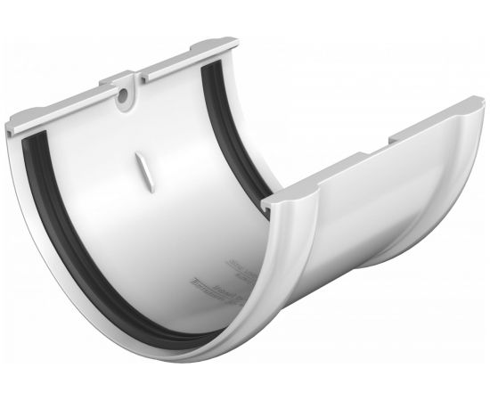 Соединитель желоба Технониколь (ПВХ; белый; 1 шт) TN359444 