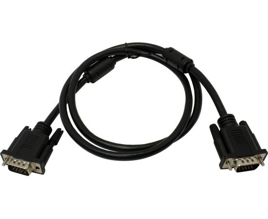 Сигнальный кабель VGA M- VGA M 5bites ферритовые кольца, 1м APC-133-010 
