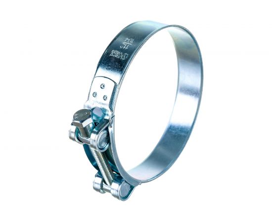 Силовой хомут Nord-Yada Д: 104-112 мм, Ш: 24 мм, Т: 1,5 мм, болт: М8х75, оцинкованная сталь 906005 