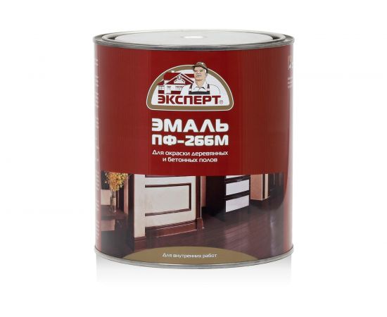 Эмаль ЭКСПЕРТ ПФ-266М красно-коричневая, 2.7 кг 15585 
