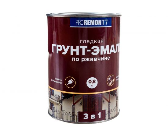 Грунт-эмаль Proremontt 3 в 1 голубая, 0.8 кг Лк-00012397 