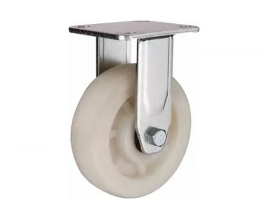 Колесо нейлоновое большегрузное неповоротное с панелью (200 мм; 500 кг; шарикоподшипник) А5 1000120 