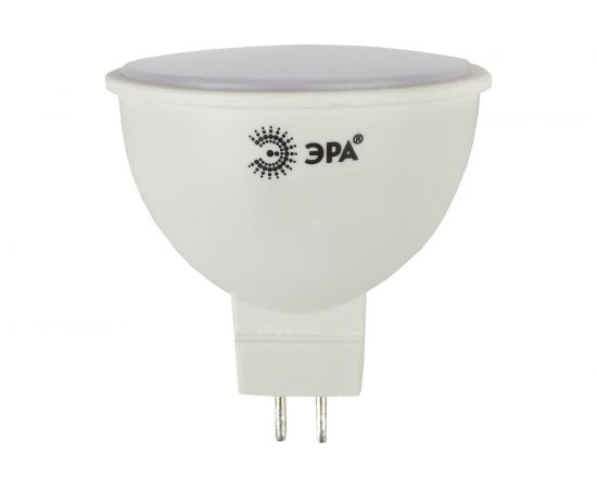 Светодиодная лампочка ЭРА STD LED MR16 8W 12V 827 GU5.3 8Вт софит, теплая белая Б0049093 