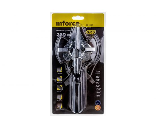 Угловые ножницы для пластмассовых и резиновых профилей Inforce 250 мм 06-18-51 – изображение 12