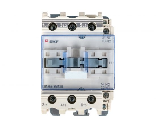 Магнитный пускатель EKF КМЭ 40А катушка управления 220В АС малогабаритный 1NO 1NC ctr-s-40-220 – изображение 2