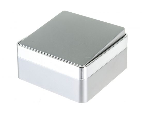 Одноклавишный выключатель WERKEL Gallant серебряный W5010006 a052765 – изображение 2