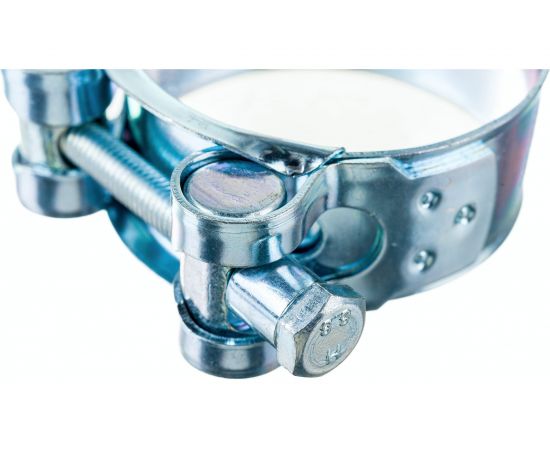 Силовой хомут Nord-Yada Д: 48-51 мм, Ш: 22 мм, Т: 1,2 мм, болт: М6х55, оцинкованная сталь 905993 – изображение 3