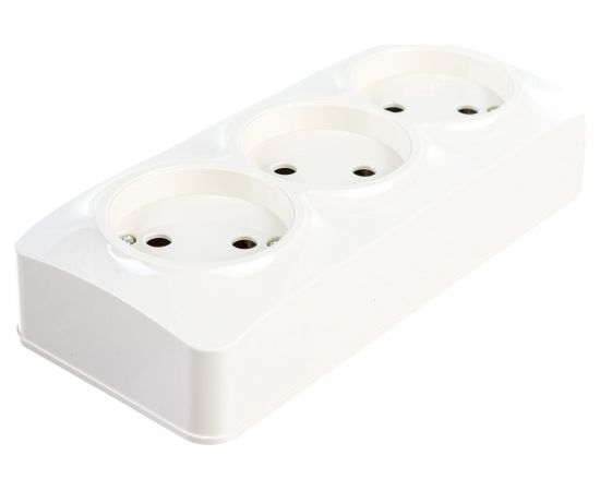 Трохместная розетка IONICH б/з слоновая кость 1450 – изображение 3