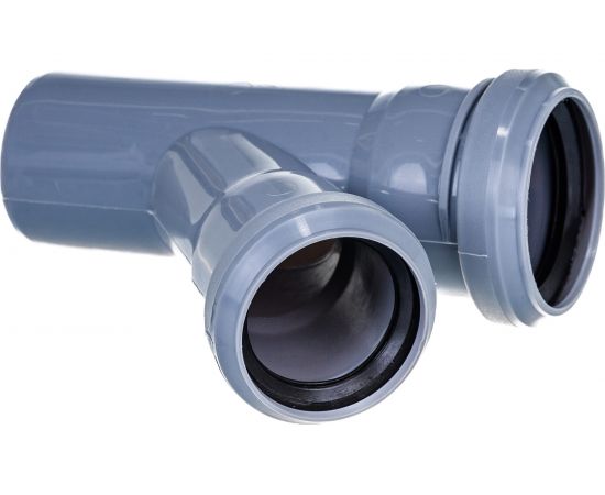 Канализационный тройник RTP D 50х40 мм, 45 град, серый 16743 – изображение 3