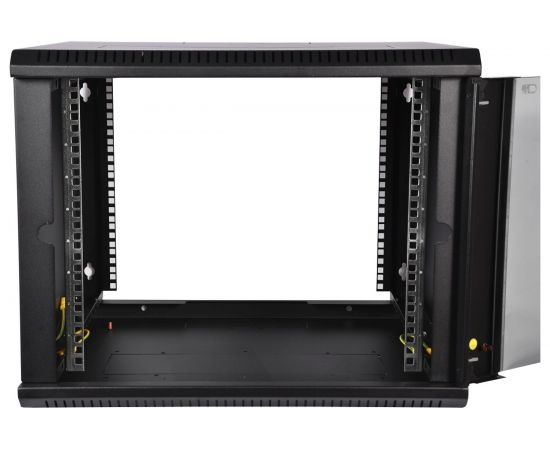 Телекоммуникационный настенный шкаф ЦМО, дверь стекло, разборный, черный ШРН-Э-6.350-9005 – изображение 3