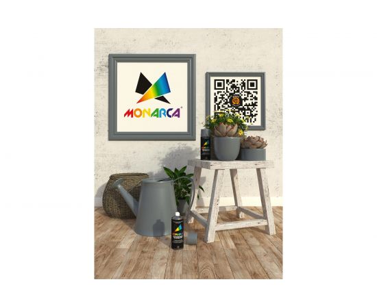 Аэрозольная краска MONARCA RAL7046 серый 17046 – изображение 4