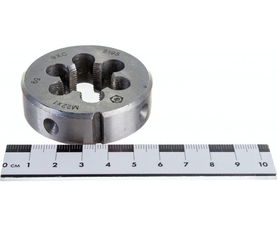 Плашка М 22 х1 9ХС ТМ Туламаш 57921 – изображение 4