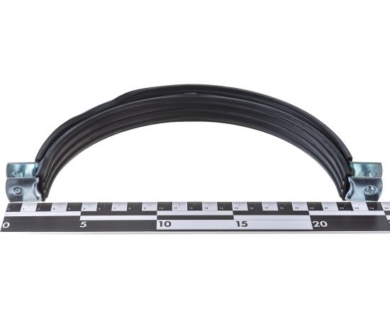 Трубный хомут Nord-Yada 8"", 200-212 мм, из оцинкованной стали, с гайкой М10 904259 – изображение 4