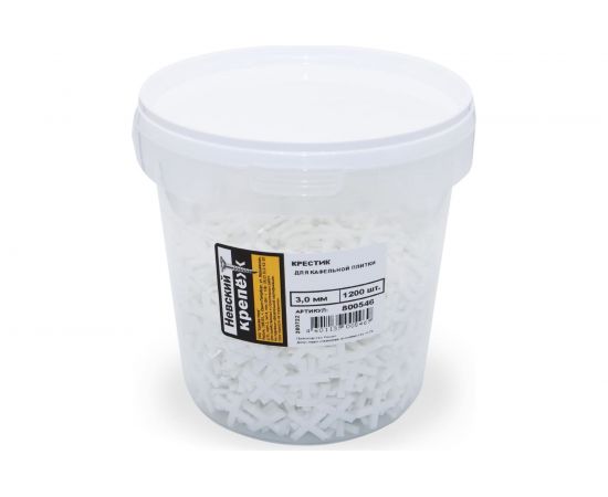 Крестик для плитки (1200 шт; 3 мм) Невский Крепеж 800546 – изображение 4