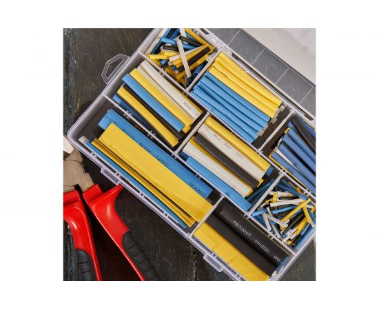 Набор термоусадочных трубок REXANT №3 ТУТнг 4 цвета, 288 шт. 29-0133 – изображение 5