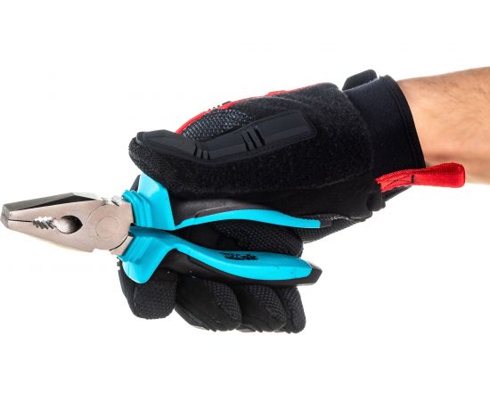 Комбинированные плоскогубцы РАДИАНТ 180 мм, с изолированными ручками, покрытие никель 47014 – изображение 5