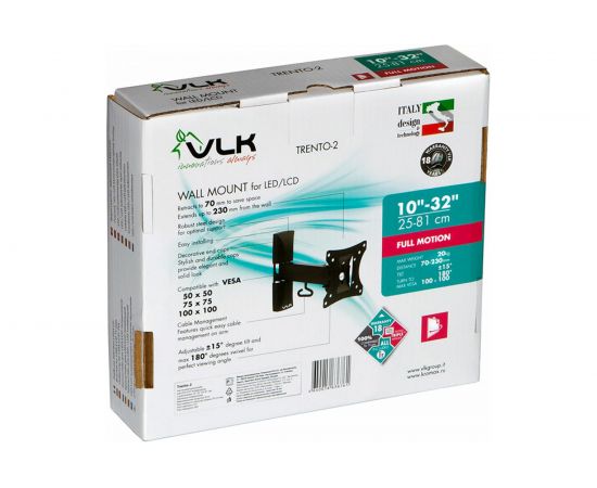 Кронштейн для телевизоров VLK TRENTO-2 black 51002 – изображение 6