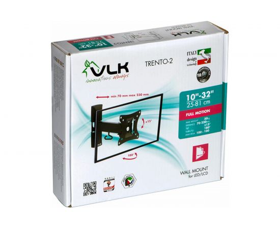 Кронштейн для телевизоров VLK TRENTO-2 black 51002 – изображение 7