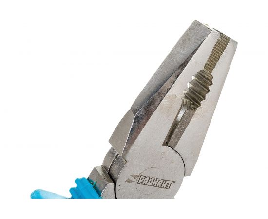 Комбинированные плоскогубцы РАДИАНТ 180 мм, с изолированными ручками, покрытие никель 47014 – изображение 9