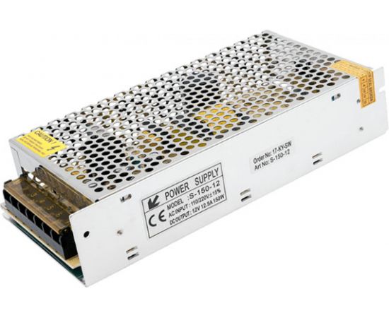 Блок питания SWG S-150-12, сетка, 150 W, 12V 00000000107 