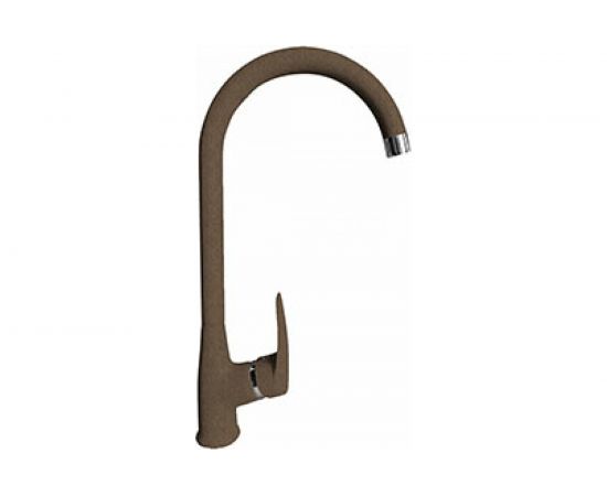 Боковой смеситель для кухни GranFest QUARZ U-образ. D-35mm терракот Z3424 
