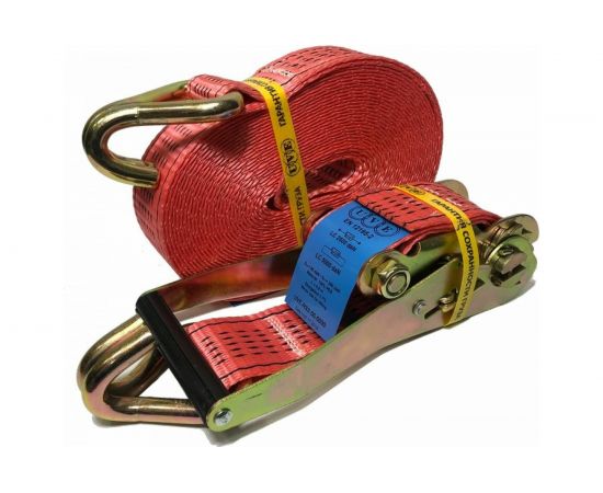 Стяжной ремень UVE 2,5/5,0 тн, 6 метров RS2-50-5000-6 