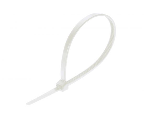 Нейлоновые хомуты Ultima 3.6х250 мм, белые, 100 шт, пакет 152004 