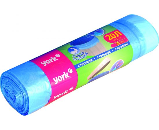 Мешок с тесьмой для мусора (20 шт; 20 л; 12 мкм) 902180 