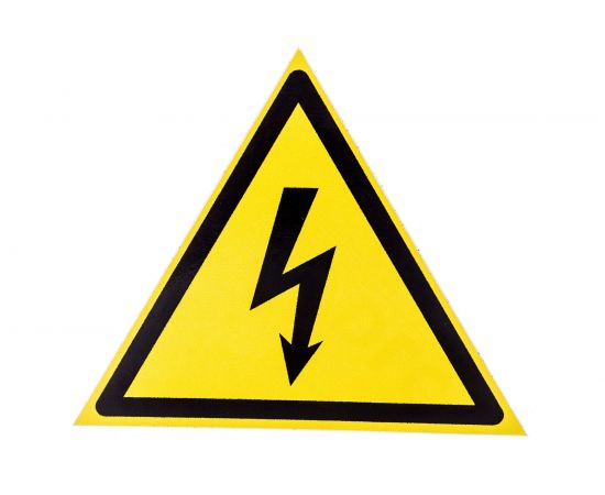 Наклейка Контур Лайн 150х130 Опасность поражения электротоком, треугольник 10FC0500 