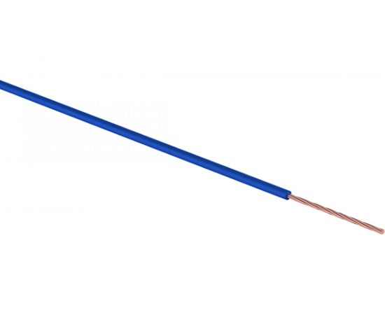 Провод ПГВА REXANT 1х0.50 кв.мм, синий, бухта 100 м 01-6515 