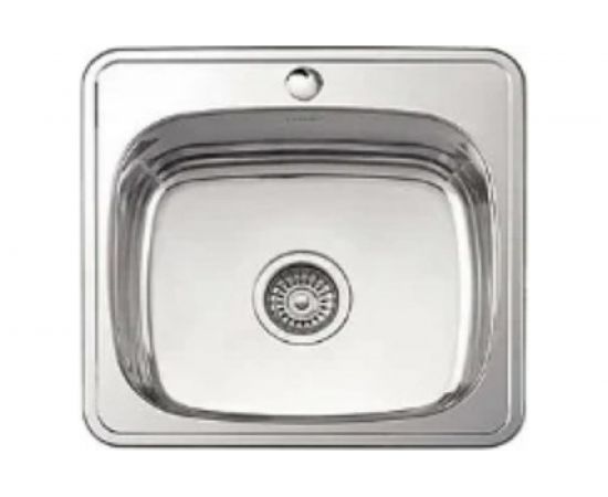Мойка LEDEME нержавеющая сталь, врезная 480x480x180 0.8 мм выпуск 3 1/2 ГЛЯНЦЕВАЯ L94848 97931 