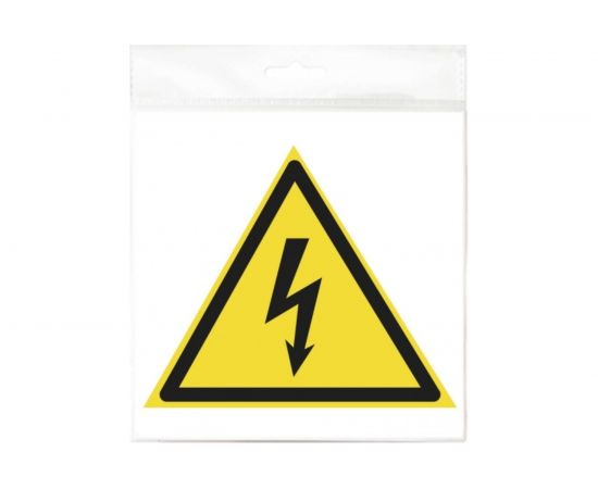 Наклейка Контур Лайн 150х130 Опасность поражения электротоком, треугольник 10FC0500 – изображение 2
