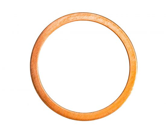 Кольцо медное (5 шт; 33x39x1 мм) Diam 620086 – изображение 2