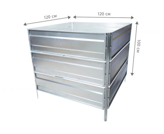 Сборный компостер Delta-Park PNC1500Zn 3006009 – изображение 2