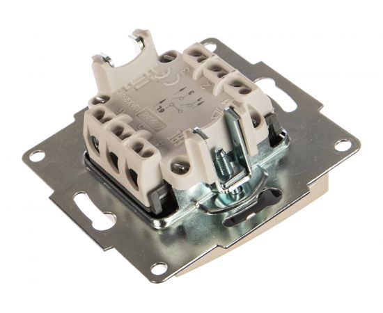 Двойной выключатель LEZARD KARINA жемчужно-белый перламутр 707-3088-101 – изображение 2