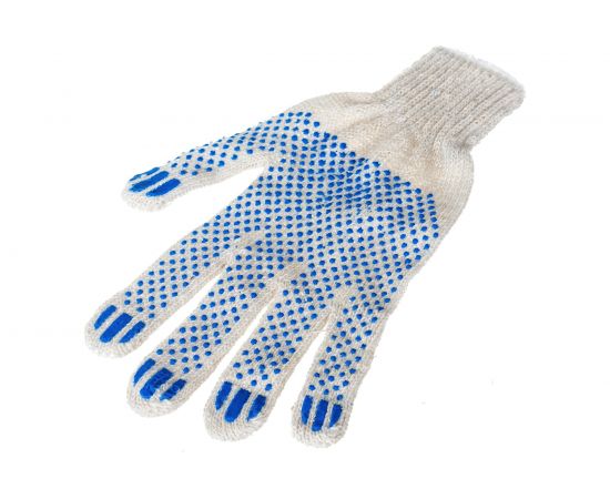 Трикотажные перчатки СВС с ПВХ напылением, 7 класс 31010270 – изображение 2