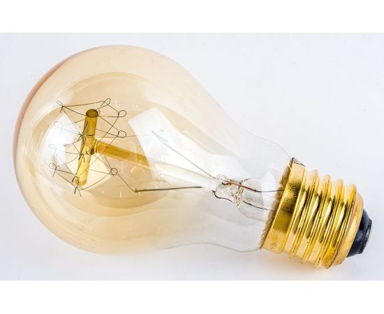 Лампа накаливания Uniel Vintage. Форма A IL-V-A60-60/GOLDEN/E27 SW01 UL-00000476 – изображение 3